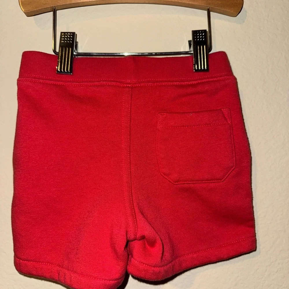 Ralph Lauren 12 months red fleece lined Shorts